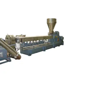 PP PE masterbatch plastic pellet machine extruder with screw and barrel Production Line