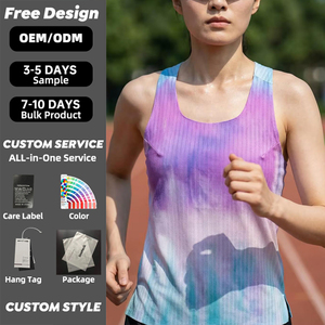 Activewear Men Custom Logo Fashion Marathon Stringer Fitness <b>Singlet</b> Breathable Comfortable <b>Running</b> Gym Men Fitness Vest - Product Image 1