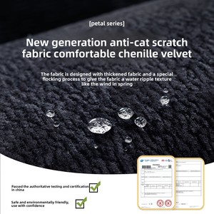 Divano Multifunzionale Elettrico Retrattile Anti-Graffio per Gatti Snow <span class=keywords><strong>Neil</strong></span> Zero Wall, con Struttura in Metallo per Soggiorno - Product Image 4