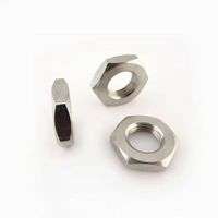 Ecrou hexagonal fin en acier zingué ou inoxydable Gb6172.1 Din439, Ansi/Asme B18.2.2 Jis B11/1-93
