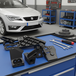 Kit de reparación de faros delanteros (6 piezas) lado izquierdo compatible con SEAT LEON OEM 5FA998225A - Product Image 3