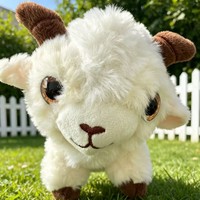 Vente directe usine : Peluche mignonne en forme de mouton en position debout, pendentif, jouet créatif et culturel, porte-clés de sac