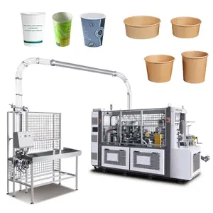 Hot Selling Fully Automatic Disposable Paper Coffee Carton Cup Making Machine