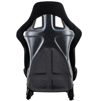 Sièges de course JBR1097 JIABEIR en daim noir, nouveaux sièges en fibre de verre pour voiture et simulateur