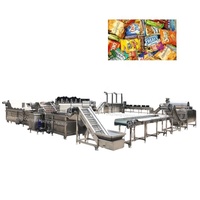 Automatische Geëxtrudeerd Tarwe Meel Frituren Bugels Rijst Crackers Snacks Making Machine Productielijn