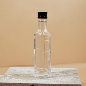 Wholesale 40ml Clear <strong>Mini</strong> Beverage Juice Coffee Wine Whisky Vodka Spirit Liquor Glass <strong>Bottle</strong> with Lids - Product Image 2