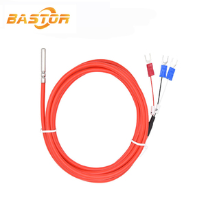 Sonde thermocouple industrielle RTD à 3 fils en silicone IP67, capteur PT100 duplex RTD pour enroulement de moteur - Product Image 1