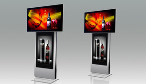 Ingscreen 43 inch trong nhà LCD quảng cáo năng lượng mặt trời Powered hiển thị cho cửa hàng bán lẻ tàu điện ngầm kiosk trung tâm mua sắm sử dụng - Product Image 2