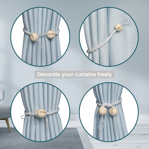 2025 Nieffeiy New Product Ideas Magnetic Curtain Tie-back Hooks Curtain <strong>Tieback</strong> - Product Image 2