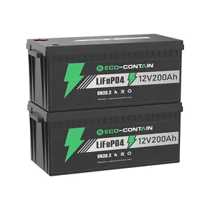 Eco-contain Factory Price Grade A 24V 210Ah Forklift Battery 48V Traction Battery 280Ah