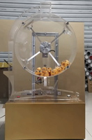 Machine de tirage à la loterie automatisée/ensemble de bingo, machine de tirage de 75 balles/balle de ping-pong, machine de loterie à nombres chanceux