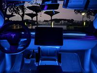 Trontech 22-in-1 Dual Zone Car Ambient Light Kit Chaser RGB LED Acrylic Strip Kontrol APP 16 Juta Warna Universal CE ROHS