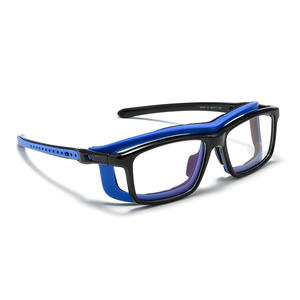 Bestfen Punk Style Print Frame HG031 Outdoor Anti-Collision Men's Large Square Sports Glasses Can Be Paired <strong>Prescription</strong> Lenses - Product Image 1