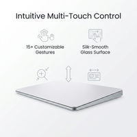 USB Oplaadbare Optische Muis Trackpad Touchpad Ergonomisch Ontwerp 4 Knoppen Laptop/Desktop Gebruik Twee Handen Gebruikbaar Draadloze Standaardmuis