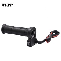 Poignées chauffantes universelles WUPP 22 mm pour moto, en TPU+ABS, 25W DC12V, pour guidons de cyclomoteur