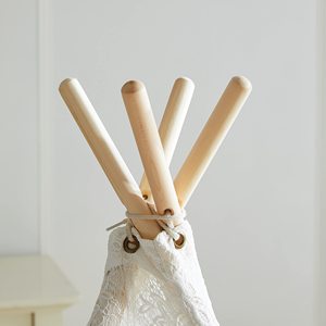 Tốt nhất bán trẻ em Bông chơi lều ren <span class=keywords><strong>teepee</strong></span> lều cho cô gái với đèn - Product Image 2