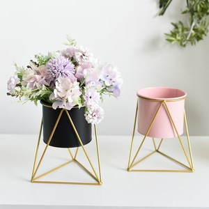 Supporto per Piante <span class=keywords><strong>in</strong></span> <span class=keywords><strong>Ferro</strong></span> Stile Nordico, Portavaso Vintage, Supporto Creativo per Piante Succulente per <span class=keywords><strong>Balcone</strong></span>, Tavolo, Arredamento Casa - Product Image 3