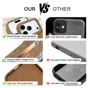 Funda para Teléfono con Textura de Cocodrilo Clásica, Diseño Ajustado al Cuerpo y Servicio OEM Personalizable Disponible para iPhone 18, 16 y 17 - Product Image 4