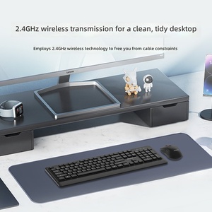 Clavier et <span class=keywords><strong>souris</strong></span> sans fil programmables Thinkplus Anti-Fall KM210pro, combo 104 touches, usage professionnel, ergonomique, en stock - Product Image 3