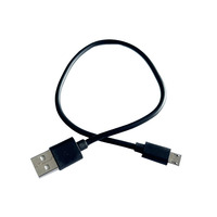 Kabel Pengisian Cepat Micro USB 2A 0.3m Laris Manis dengan Konduktor Tembaga Murni untuk Ponsel