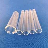 Quarzglasrohr mit Silikonstopfen, klares Quarzglas-Endkappe, transparentes Rohr, kundenspezifisch für Aufbewahrung und Schutz