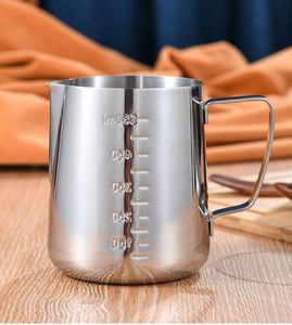 Pichet à lait en acier inoxydable épaissi pour barista, idéal pour le café et le thé, parfait pour la préparation de lattes art - Product Image 4