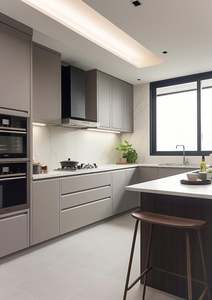 Armarios, armarios integrados, armarios de estufa personalizados, armarios combinados, armarios de pared en forma de U en forma de L personalizados - Product Image 4