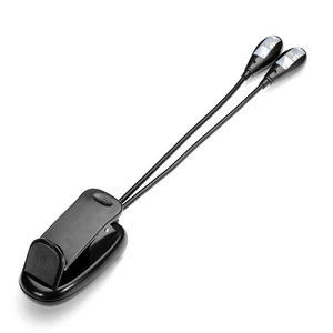 LED Rechargeable <b>Clip</b> On Music Stand Lamp Dual Head Four Lights For Piano Guitar Erhu USB Powered Eye Protection - Product Image 5