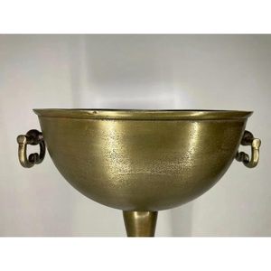 ถังแช่ไวน์ทรงกลมแบบตั้งพื้นสไตล์วินเทจ Alfa Nautical Golden Rustic สำหรับงานปาร์ตี้ - Product Image 3