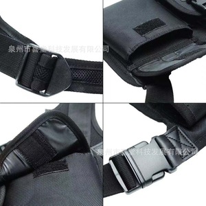 Bolsa táctica para el pecho de nailon, talla única, correa para el hombro, accesorios de transporte para walkie talkie - Product Image 4