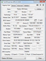 Carte graphique d'ordinateur en gros d'usine RX550 4G AMD Radeon RX550 PC de bureau carte de jeu d'ordinateur PCI-E X16