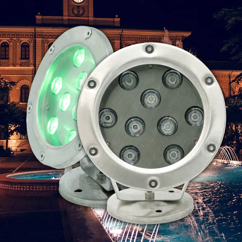 プール景観用LEDライト付きステンレス鋼RGB噴水IP68噴水新製品卸売