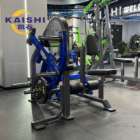 Máquina de remo sentado comercial Kaishi, equipo de entrenamiento de músculos de espalda, equipo de entrenamiento de fuerza para gimnasio