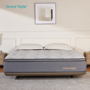 Ортопедический матрас из органического хлопка, трикотажный, размер Queen, для отелей, высокая плотность, комфорт для спальни, пружинный матрас высокого качества - Product Image 4