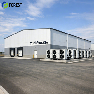 Steel Structure Cold Storage Prefabricated <b>Metal</b> Energy Efficient Professional Grade Seafood Distribution - Product Image 1