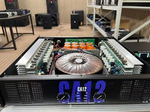 CA12 2U Class AB 2-channel 800W*2 Metal Professional Audio Power Amplifier Eco-Friendly Durable Design for Sound <b>System</b> - Product Image 1