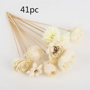 Hương thơm khuếch tán màu đen và vàng sậy khuếch tán tốt nhất gậy tự chế với đất sét hoa tinh dầu dễ thương nổi nước - Product Image 3