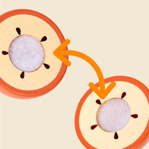 Juguete de simulación de rol para niños, juego de corte de frutas de madera, entrenamiento de habilidades manipulativas para jardín de infantes, juguete educativo de madera para niños - Product Image 4