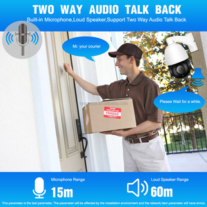 Wesecuu PoE IP Camera CCTV Camera an ninh ngoài trời VANDAL-proof không thấm nước <span class=keywords><strong>Mini</strong></span> Tốc Độ 20x Zoom ống kính <span class=keywords><strong>Dome</strong></span> - Product Image 4