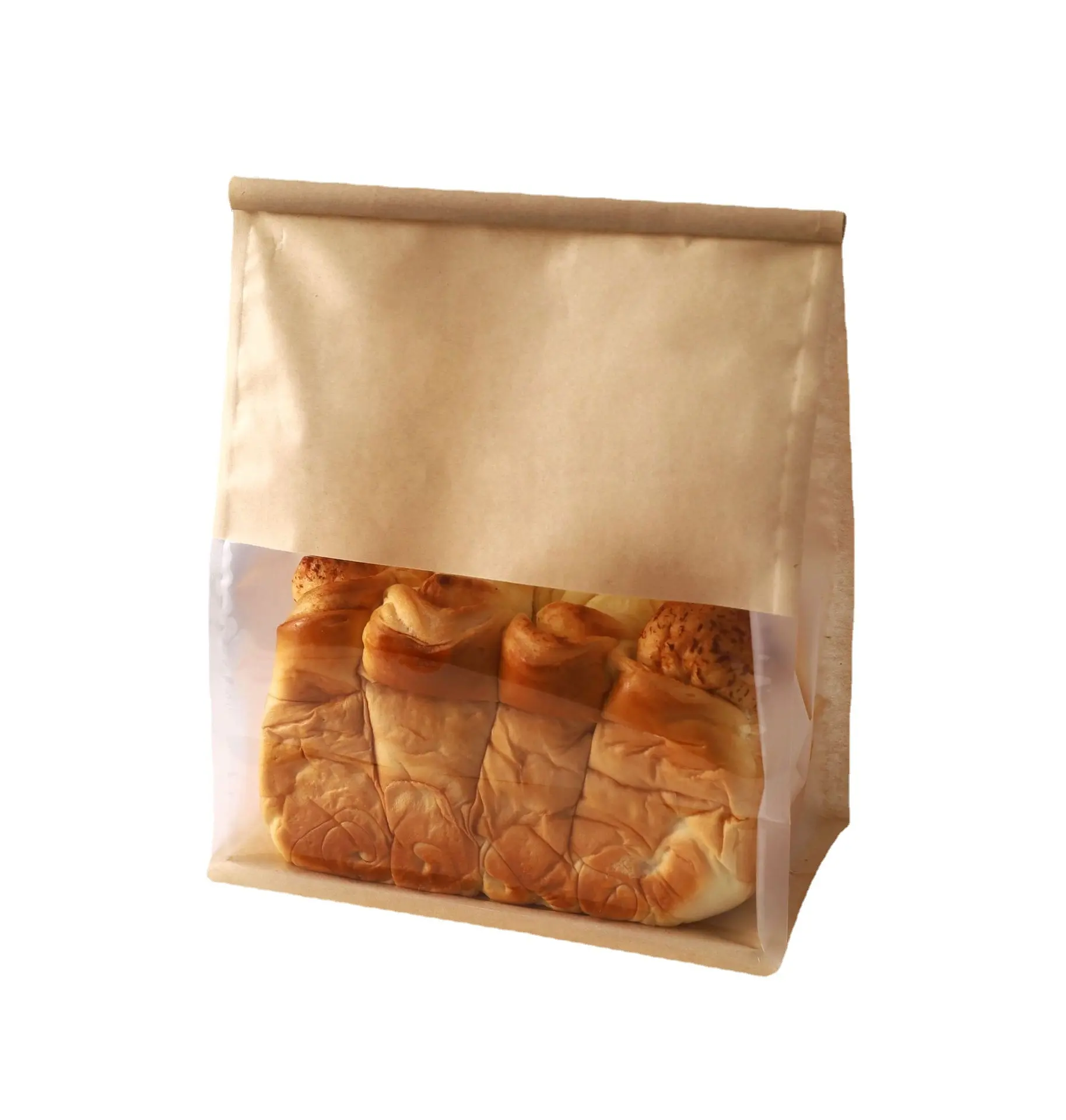 사용자 정의 종이 가방 및 크래프트 종이 가방 빵 포장