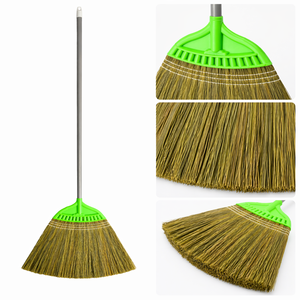 Natural Eco Friendly Rayung Kelelawar <b>Broom</b> with Wooden <b>Handle</b> Outdoor Sweeping Tool Cleaning <b>Broom</b> - Product Image 2