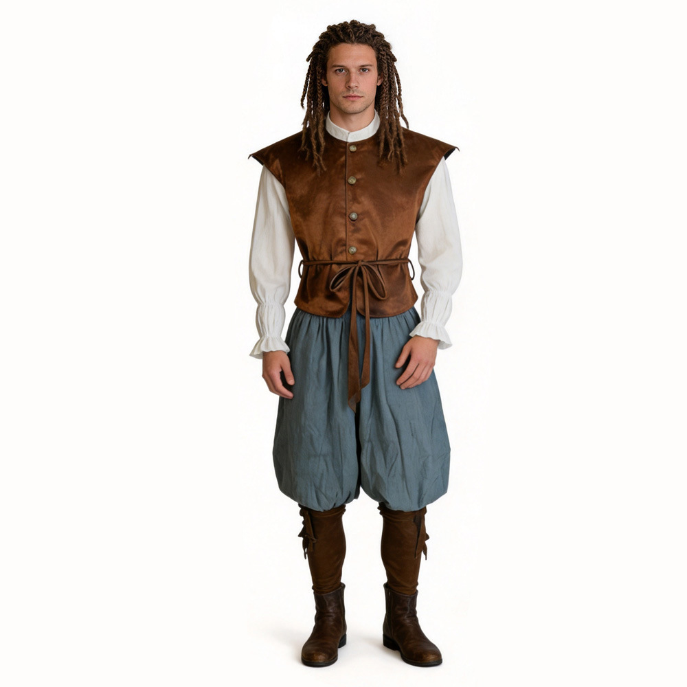pirate costume-brown