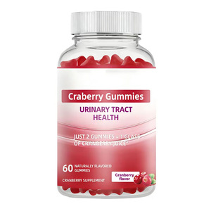 Gomitas de Suplementos Herbales, Gomitas de Arándano, Procesamiento OEM Personalizado - Product Image 1