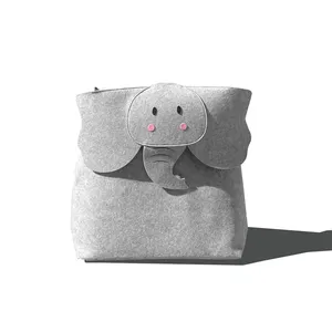 Милый слон складной игрушечный зверь тканевый фетровый ящик для хранения корзина-органайзер Корзина для детей ящики для хранения