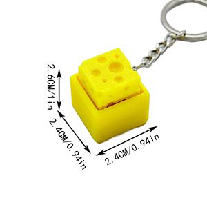 Custom LOGO Plastic 3D Printing MC Press the Button to Decompress the Keychain Clicker Gaming Accessories Decoration Small Gift - Product Image 2