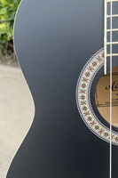 Guitare classique Aiersi en bois de tilleul, 39 pouces, couleur noire, guitare très vendue, fabriquée en Chine, prix bas, en vente