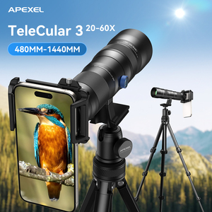 عدسة تكبير فائقة APL-T20-60XJJ029 مع حامل ثلاثي ومشبك - Product Image 2