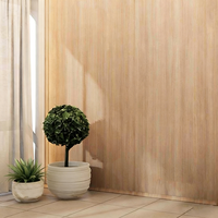 Panneau mural en PVC moderne ignifuge et imperméable YYS Factory, écologique, surface en grain de bois 3D pour commerce et salon