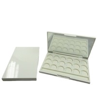 Boîte miroir rectangulaire compacte personnalisée Échantillons gratuits Emballage en poudre plastique pressée pour crème et outils Durable et pratique