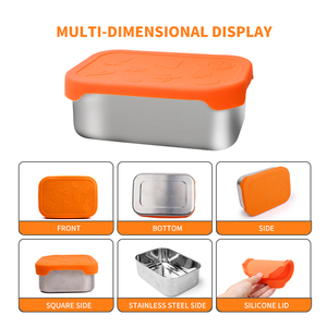 Boîte à lunch bento en acier inoxydable Aohea - Product Image 6